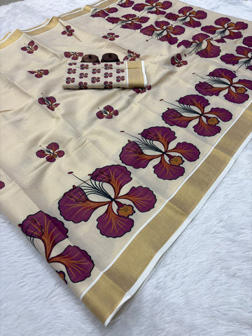 Kerala Cotton Sarees
