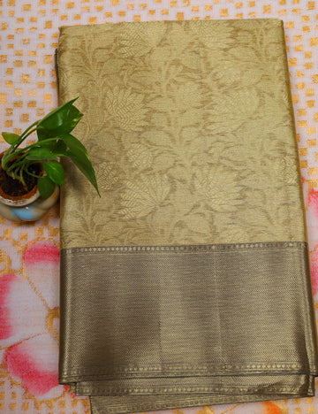 Gold Banarasi Tissue Silk Sarees