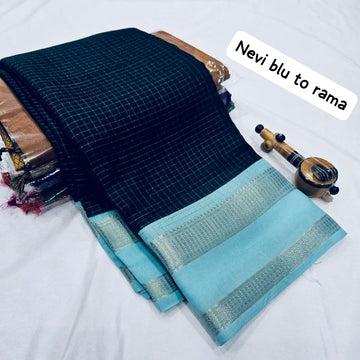Premium Mysore Silk Checked Sarees