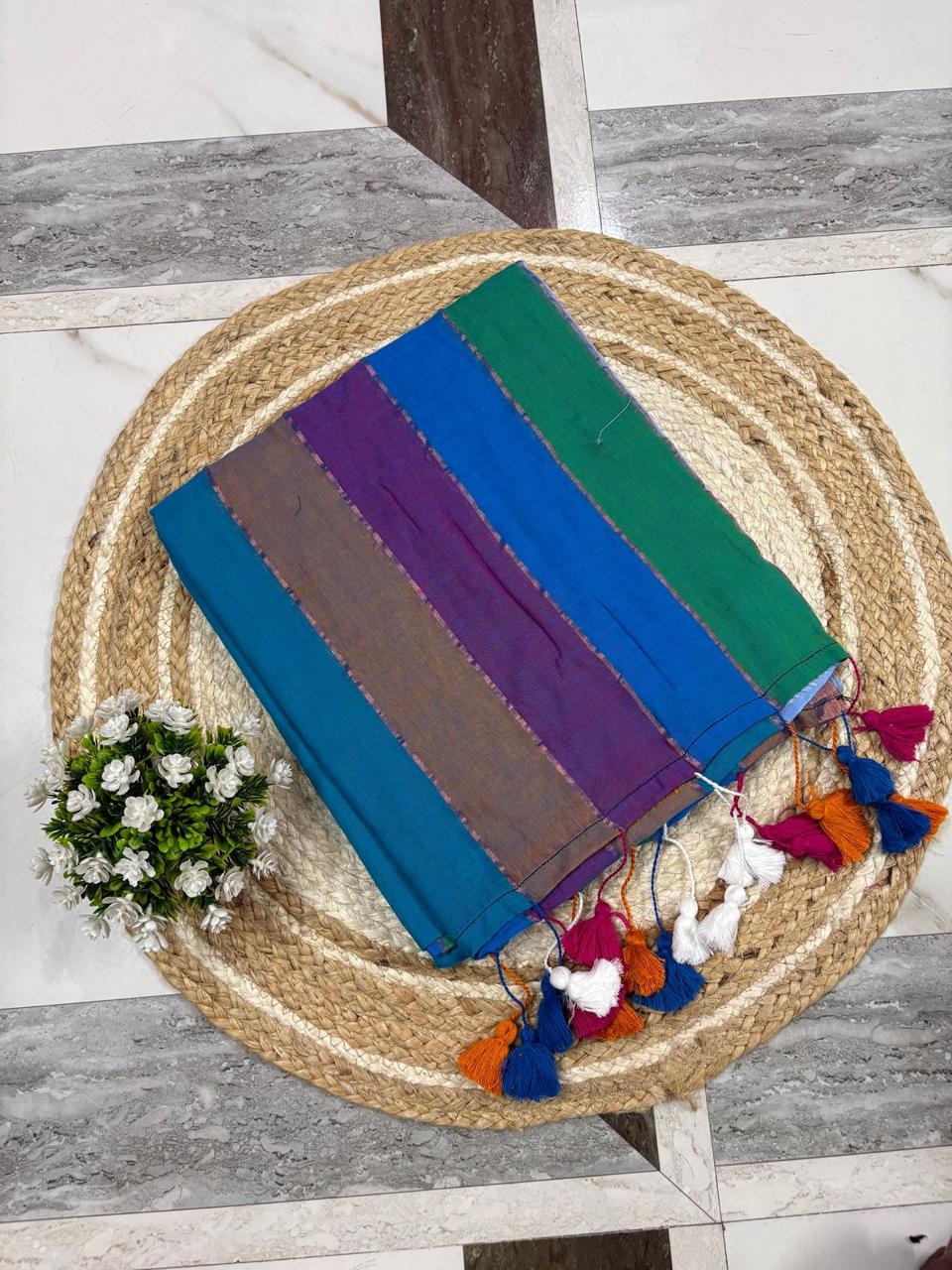 Premium Linen Cotton Sarees