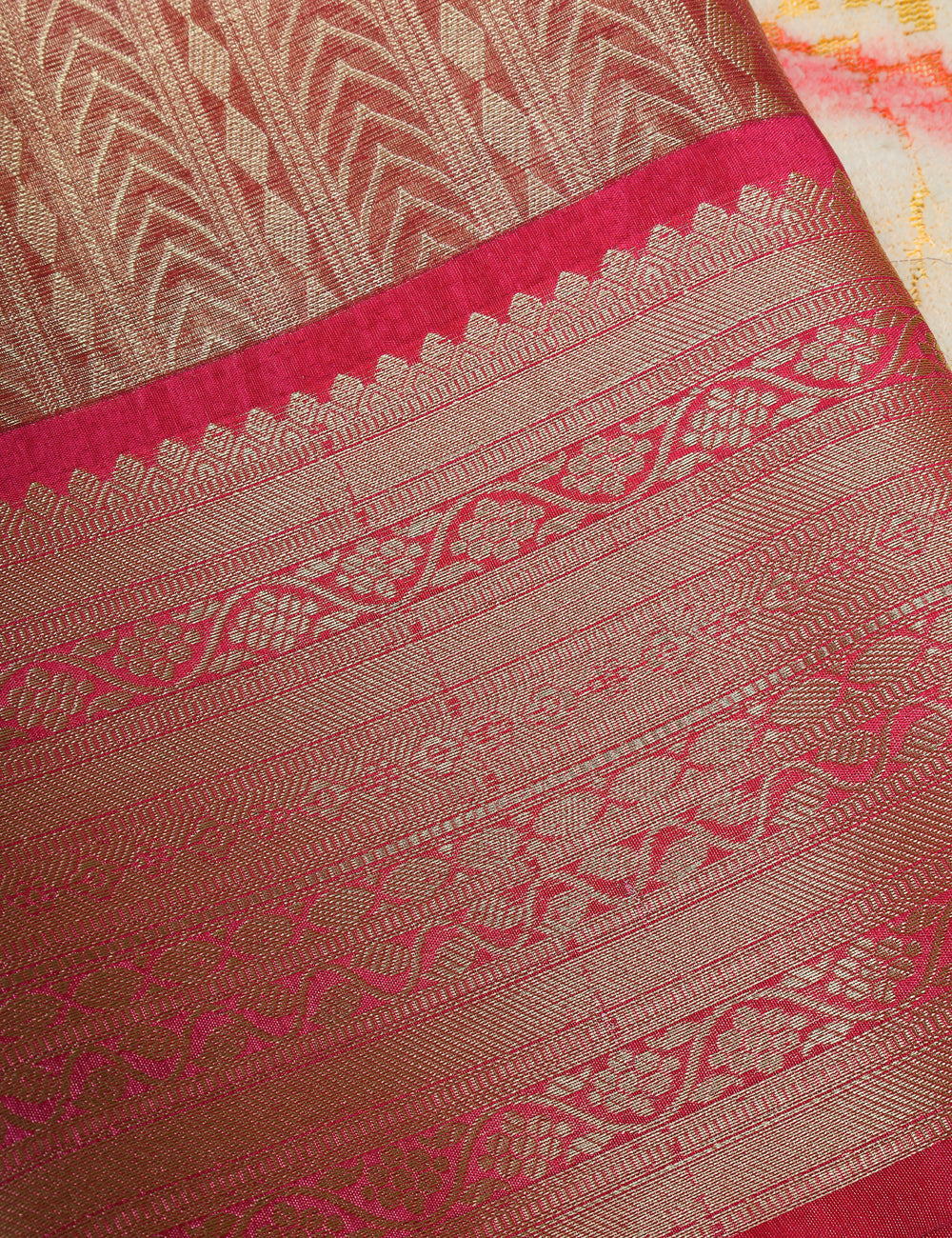Pink Banarasi Tissue Silk Sarees