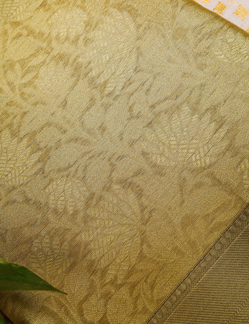 Gold Banarasi Tissue Silk Sarees