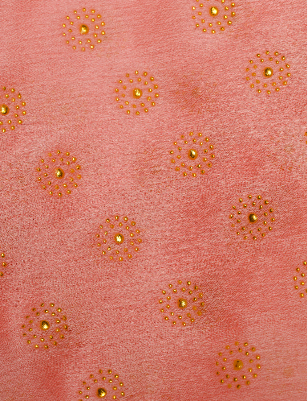 Peach Fancy Chiffon Sarees