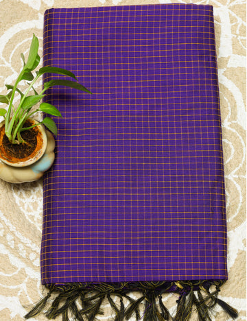 Purple Muthukattam Cotton Sarees