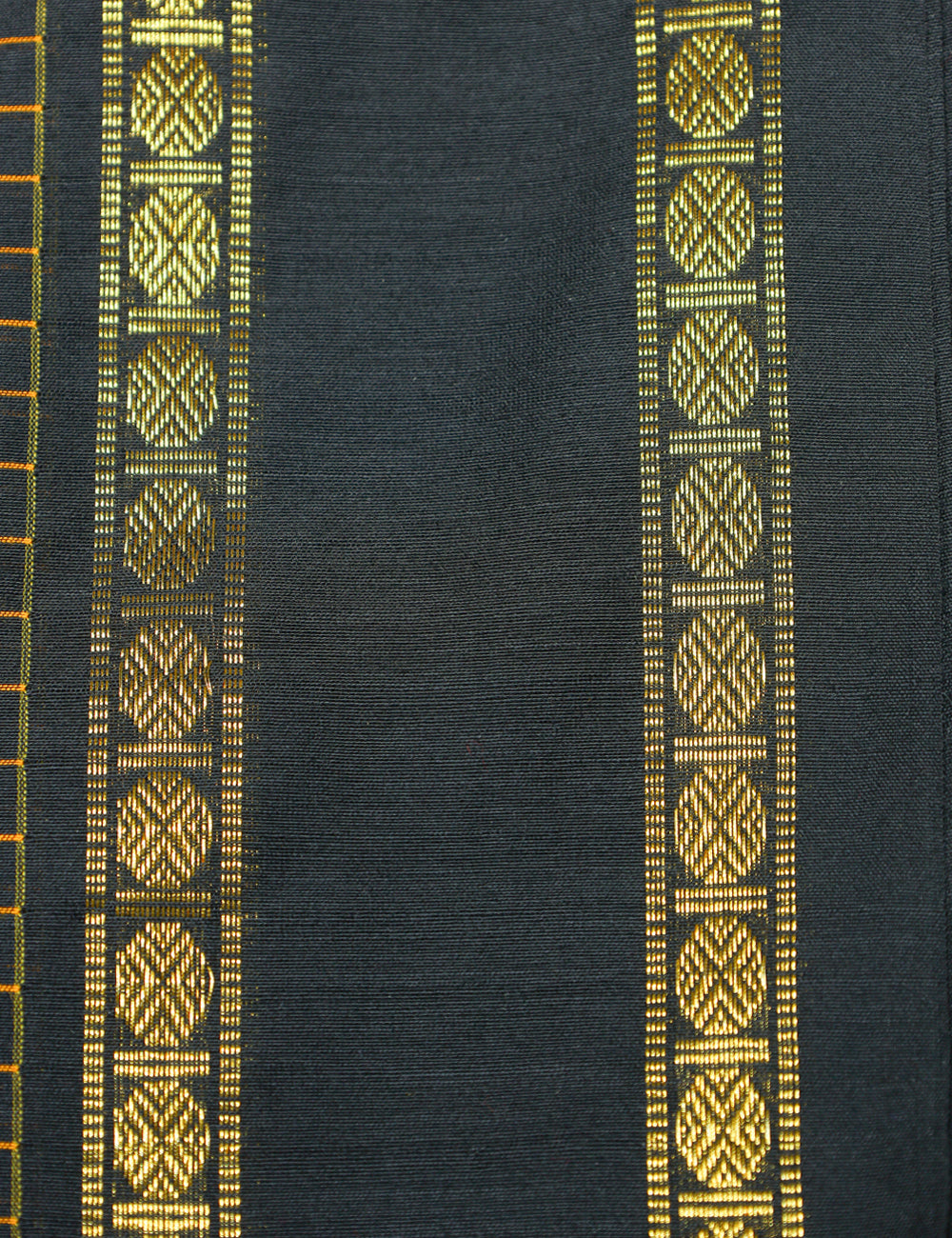 Black Muthukattam Checked Cotton Sarees