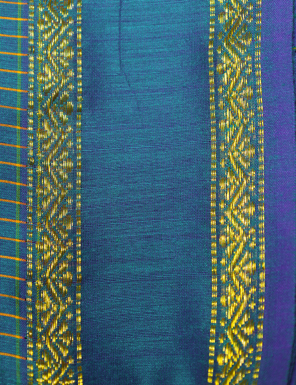 Ramar Blue Checked Muthukattam Cotton Sarees