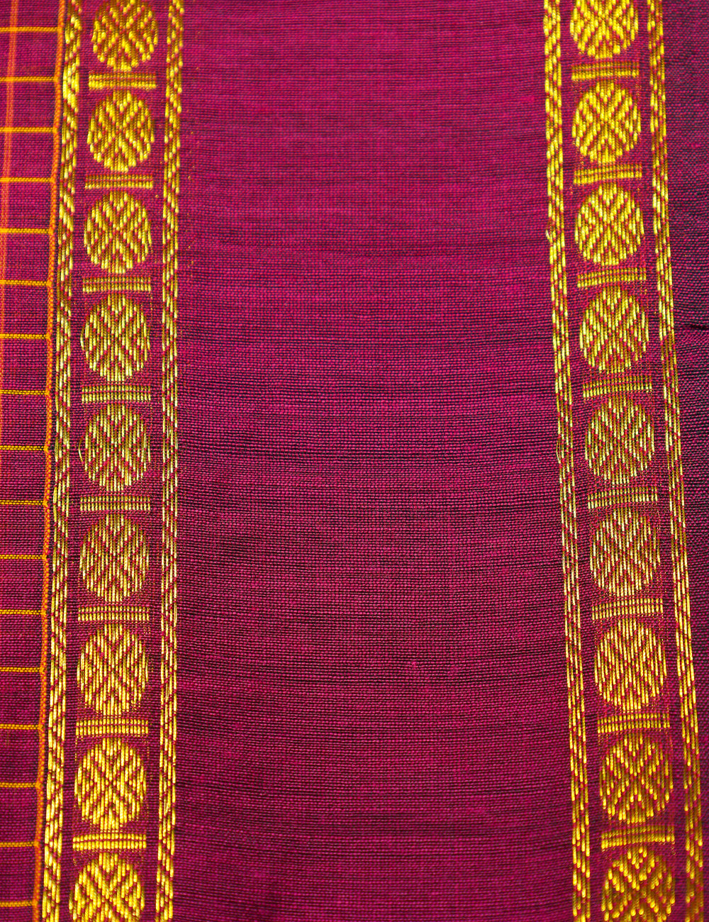 Wine Muthukattam Cotton Sarees