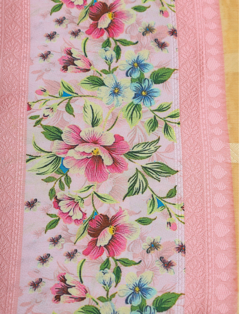 Orange Fancy Linen Silk Sarees