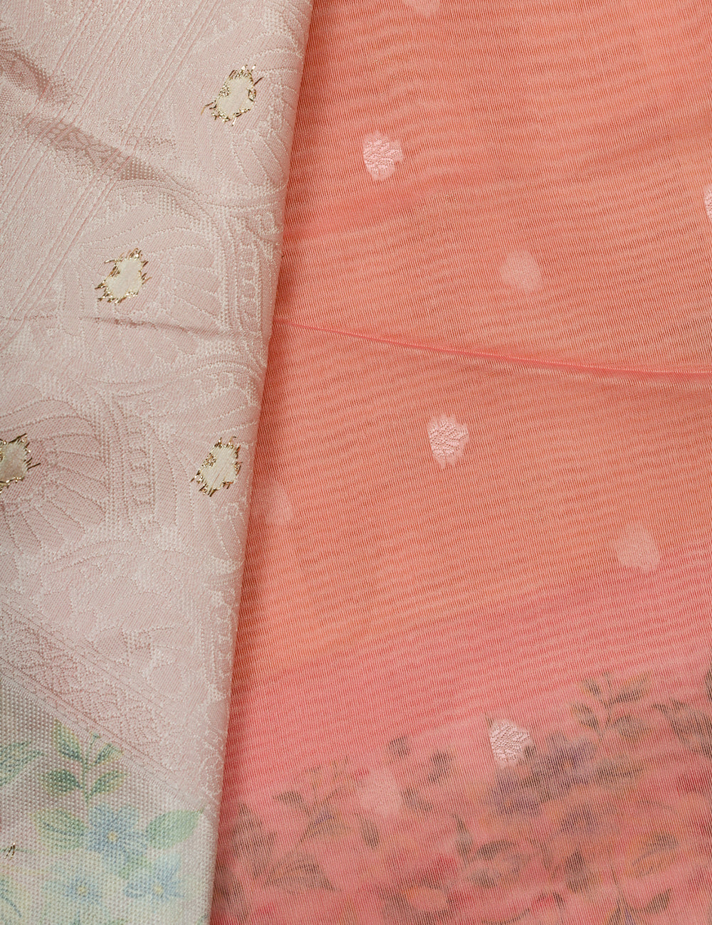 Orange Fancy Linen Silk Sarees