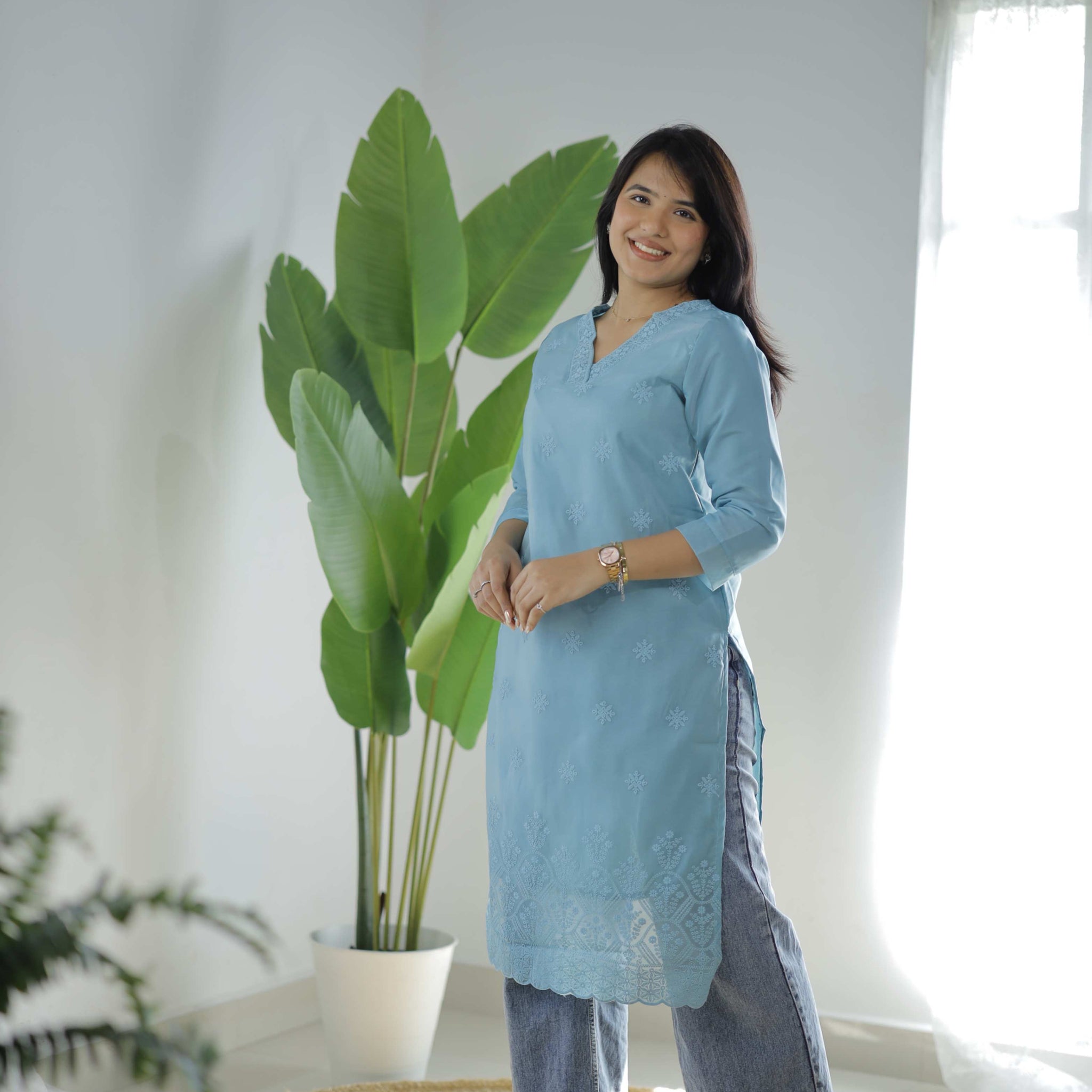 COTTON KURTA SET
