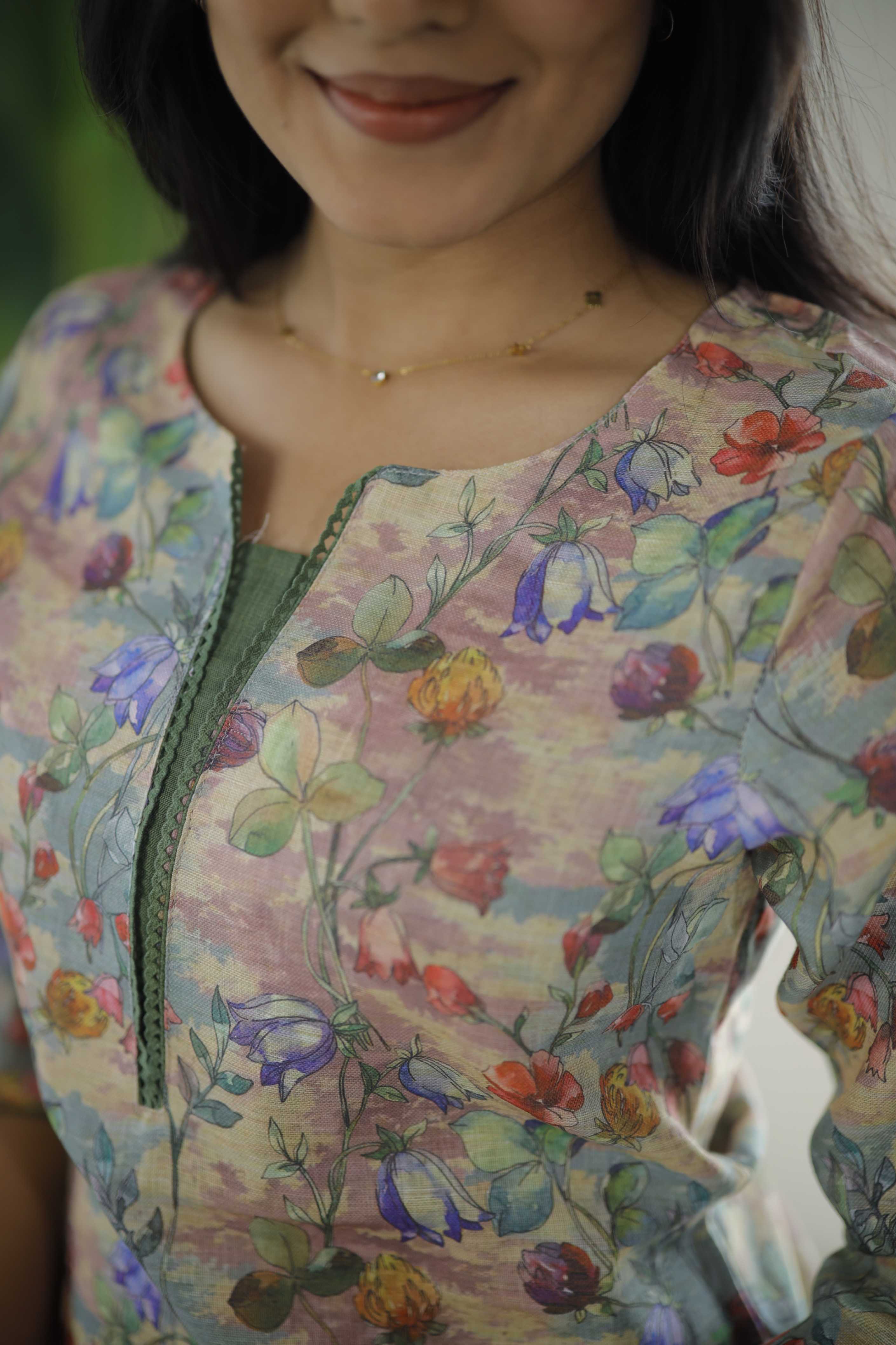 COTTON KURTA SET