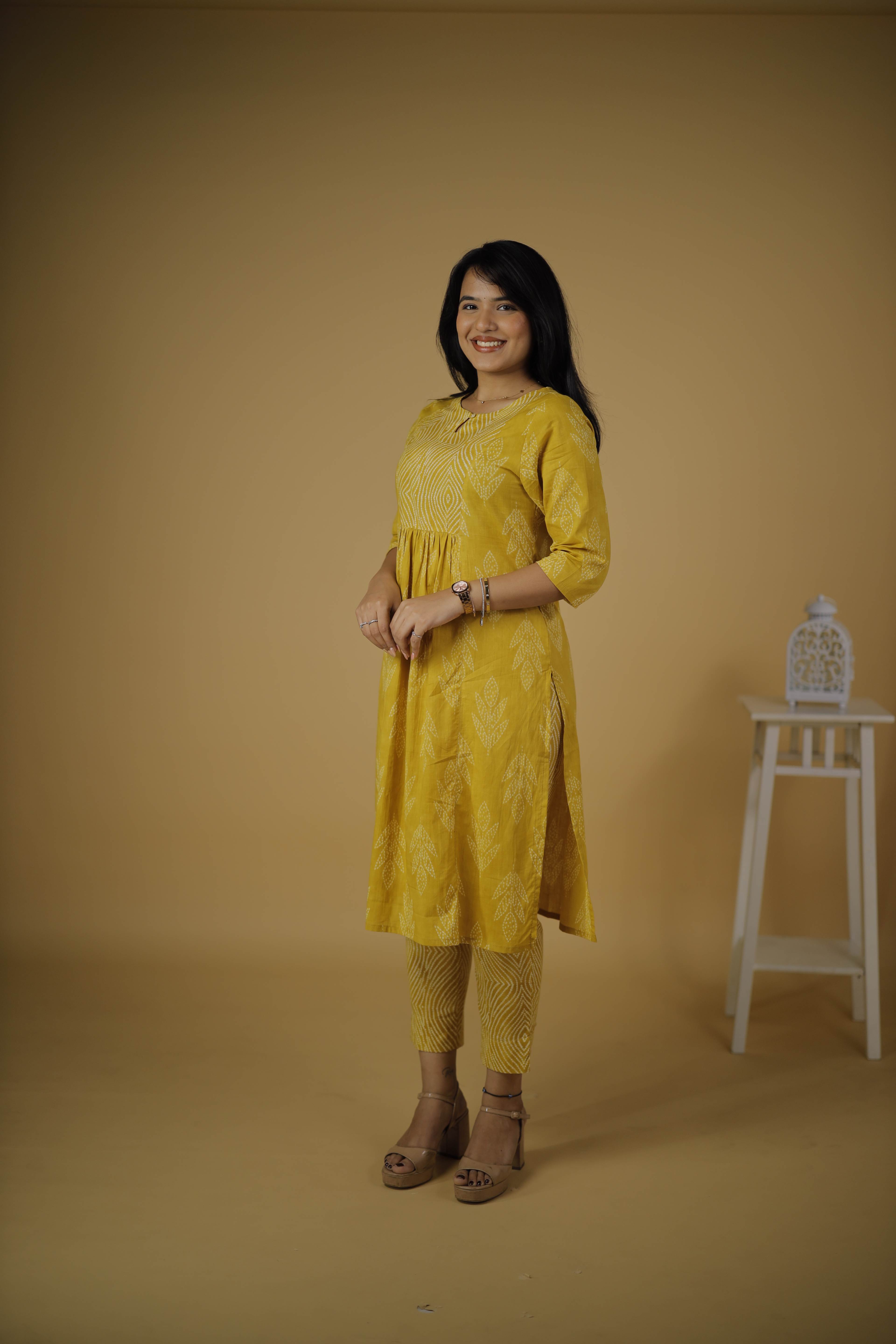 COTTON KURTA SET