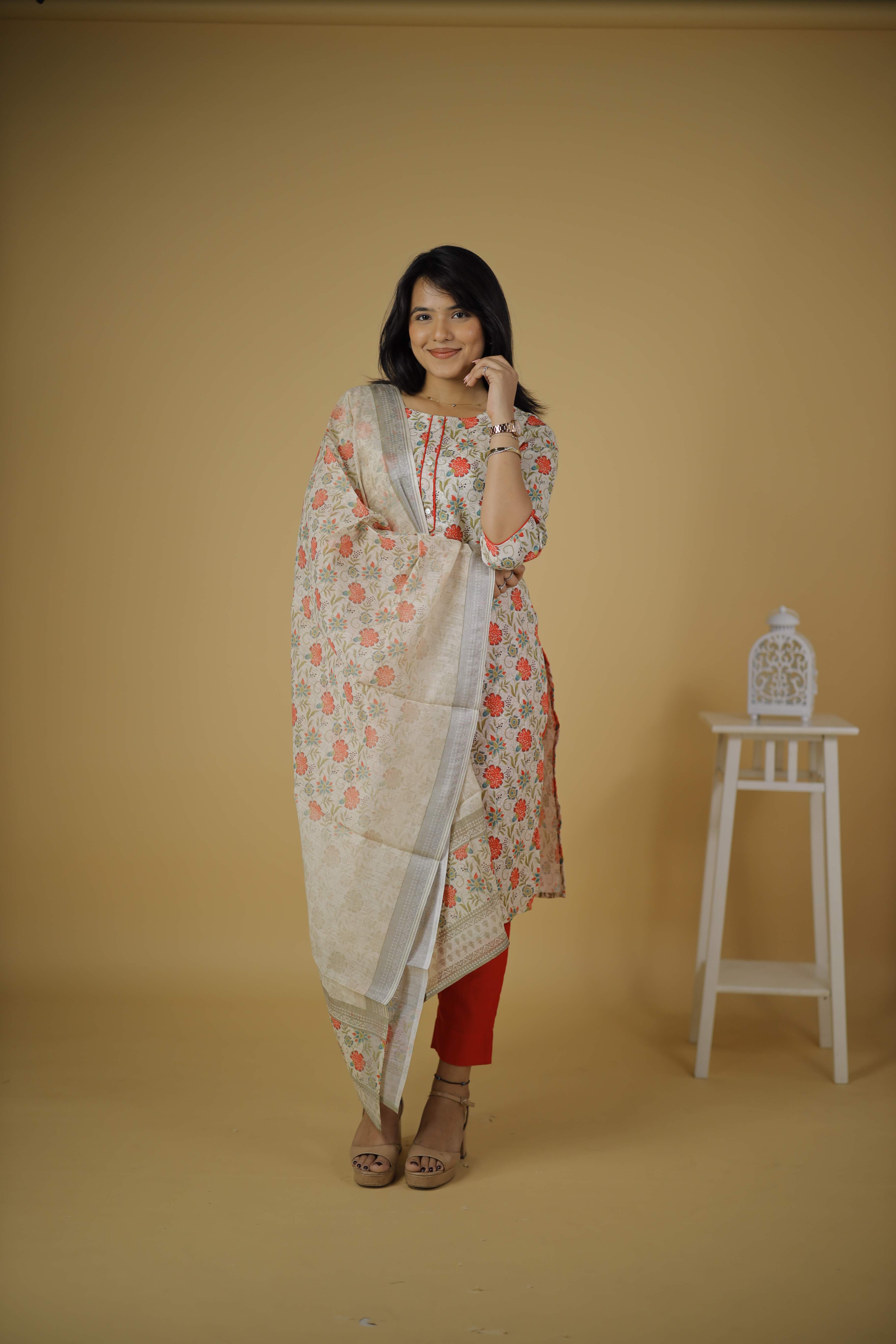 COTTON KURTA SET